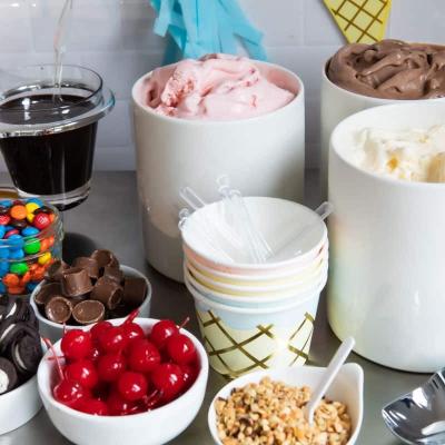 ice cream sundae bar
